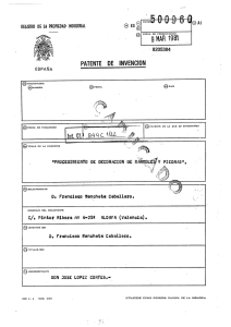 PROCEDIMIENTO DE DECORACION DE MARMOLES Y PIEDRAS