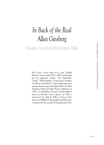 In Back of the Real Allen Ginsberg