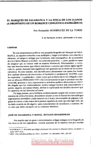 el marqués de salamanca y la finca de los llanos