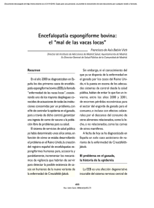 Encefalopatía espongiforme bovina: el “mal de las vacas locas”