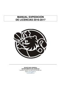 manual expedición de licencias 2016-2017