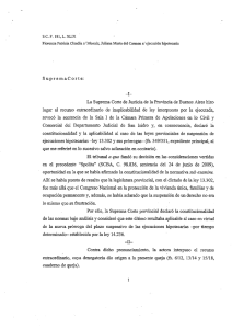 La Suprema Corte de Justicia de la Provincia de Buenos Aires hizo
