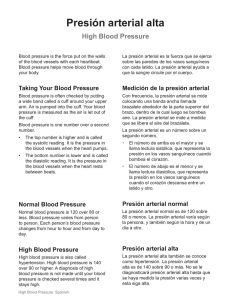 High Blood Pressure - Health Information Translations