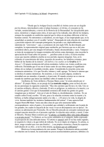 Del Cap&iacute;tulo VI: El Artista y la Moral (fragmento)