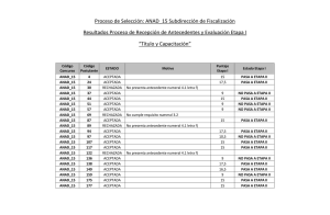 ANAD_15 Subdirección de Fiscalización Resultados Proceso de