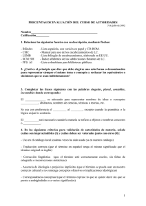 Cuestionario de evaluación del curso de autoridades. Actividad M4-19