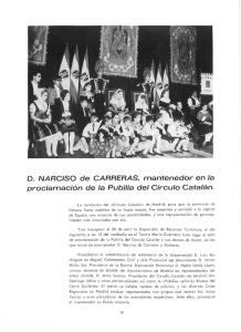 D. NARCISO de CARRERAS, mantenedor en la