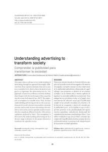 Understanding advertising to transform society
