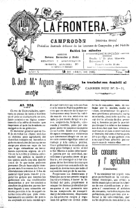la frontera 19050415 - Arxiu Comarcal del Ripollès