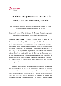 Los vinos aragoneses se lanzan a la conquista