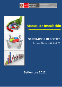 Manual del Usuario – Generador de Reportes HIS v3.05