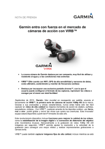 Garmin entra con fuerza en el mercado de cámaras de acción con