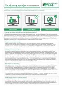 Funciones y ventajas de NetSupport DNA