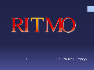 RITMO Del lat. rhythmus, y este del gr. ῥυθμός rythmós, der. de