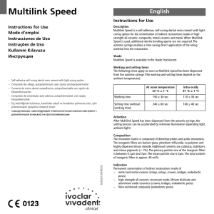 Multilink Speed - Ivoclar Vivadent India