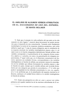 EL ÁNÁLÍS!S DE ALGUNOS VERSOS ATRIBUTIVOS EN EL DECC