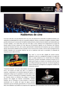 Hablemos de cine - Universidad Nacional de la Amazonía Peruana