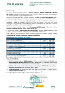 Nos complace informarle que en breve se iniciará el Proyecto