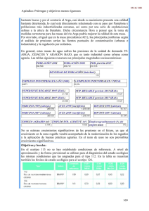 Apéndice: Prórrogas y objetivos menos rigurosos bastante