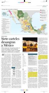 Siete carteles desangran a México