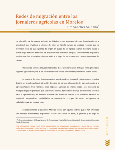 Redes de migración entre los jornaleros agrícolas en Morelos