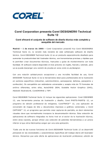 Corel Corporation presenta Corel DESIGNER® Technical Suite 12