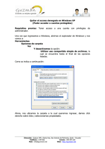 Quitar el acceso denegado en Windows XP (Poder acceder a