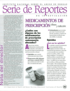 Medicamentos de prescripción: Abuso y adicción