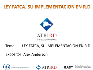 13-FATCA su implementacion en la RD