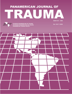 Revista trauma vol 16 n1.indb - Sociedad Panamericana de Trauma
