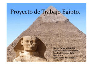 Proyecto de Trabajo Egipto.