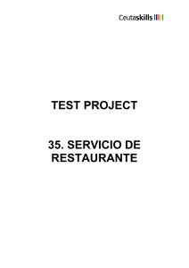 TEST PROJECT 35. SERVICIO DE RESTAURANTE
