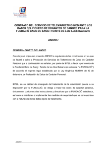 CONTRATO DEL SERVICIO DE TELEMARKETING MEDIANTE LOS