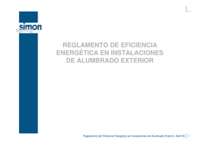 reglamento de eficiencia energética en