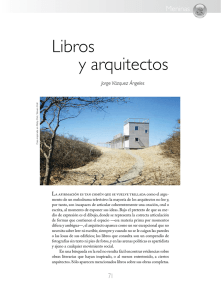 Libros y arquitectos - Difusión Cultural UAM