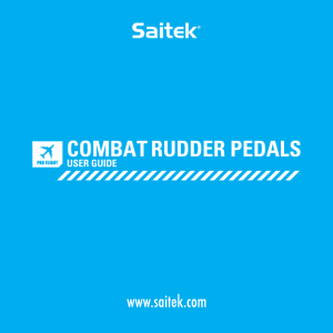 combat rudder pedals