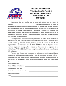 PONY Medical Release Spanish V1.0