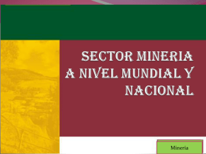 Clasificación de las empresas mineras