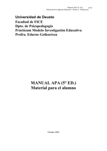 APA (2005). Manual de publicación