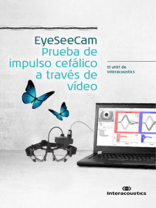 EyeSeeCam Prueba de impulso cefálico a través de