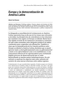 Europa y la democratización de América Latina