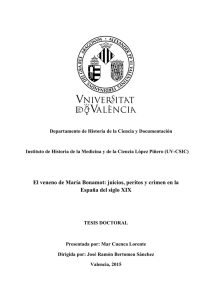 El veneno de María Bonamot: juicios, peritos y crimen en la España
