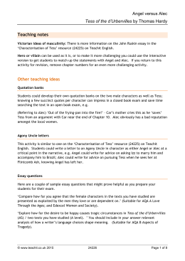 English Essays On Different Topics Angel Versus Alec Tess Of The Durbervilles By Thomas Hardy Essay Thesis Example also Good Synthesis Essay Topics Tess Of The Durbervilles Thomas Hardy English Sample Essay
