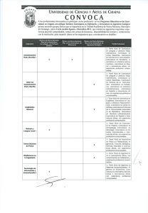 convoca - Universidad de Ciencias y Artes de Chiapas