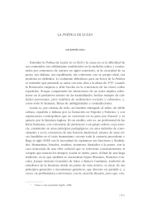 5. La Poética de Luzán, por Luis Sánchez Laílla