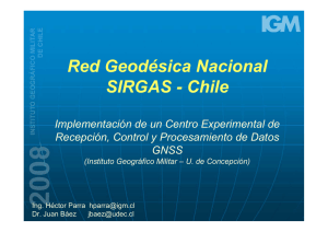 Red Geodésica Nacional SIRGAS