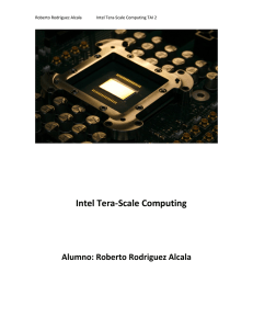 Intel Tera-Scale Computing