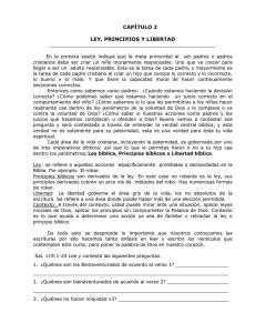 CAPÍTULO 2 LEY, PRINCIPIOS Y LIBERTAD
