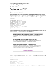 Paginación en PHP