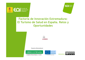 Factoría de Innovación Extremadura: El Turismo de Salud en